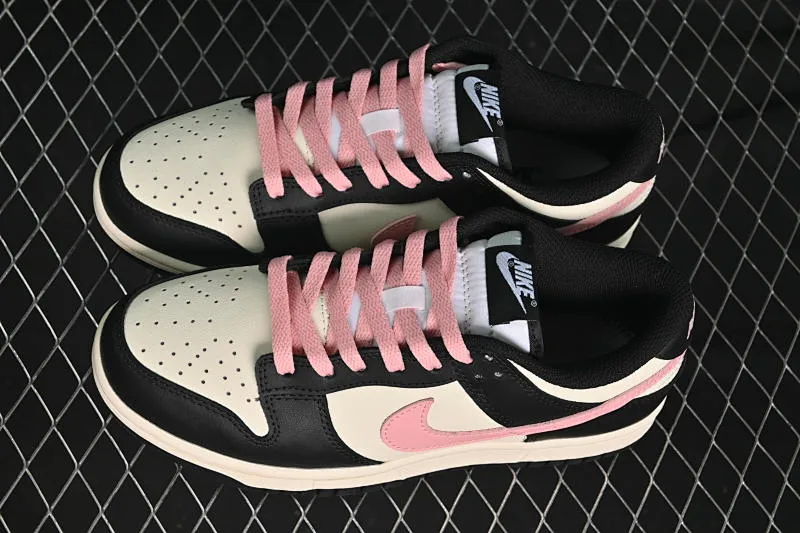 All Categories Nk SB Dunk Series Nk SB Dunk Low Low-top sneakers Nike SB Dunk Low White, black and pink color Low-top casual sneakers DD1391-100